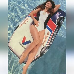🏎️ Valvoline LakeRacer Pool INFLATABLE 1990s DEADSTOCK NOS